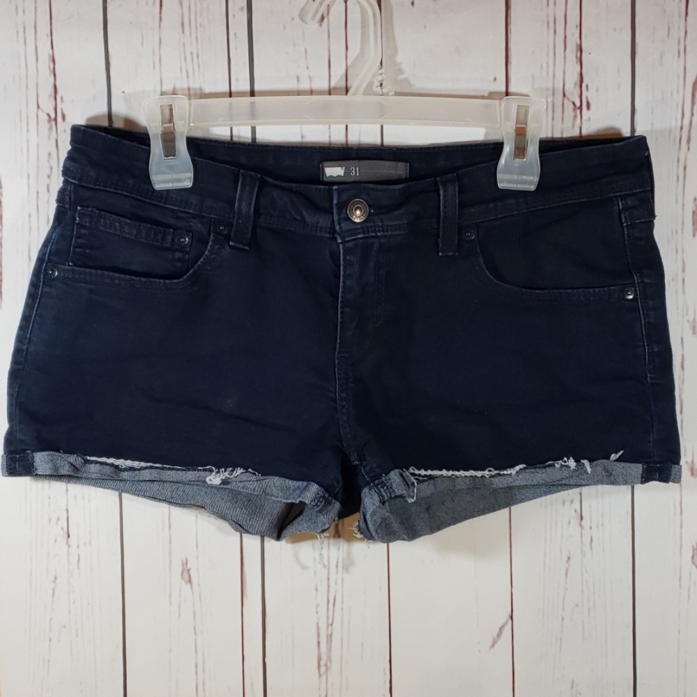 Levi's denim cut off stretch shorts 31